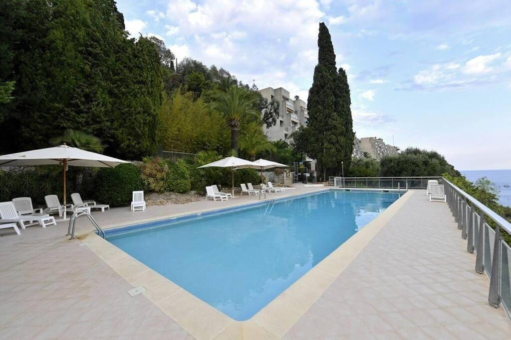 Grand Bleu, Appartamento Vista Mare E Monaco ロクブリュヌ＝カップ＝マルタン エクステリア 写真