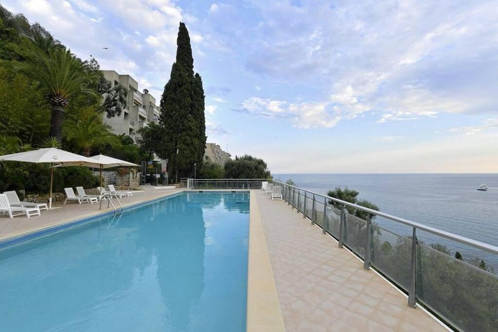 Grand Bleu, Appartamento Vista Mare E Monaco ロクブリュヌ＝カップ＝マルタン エクステリア 写真